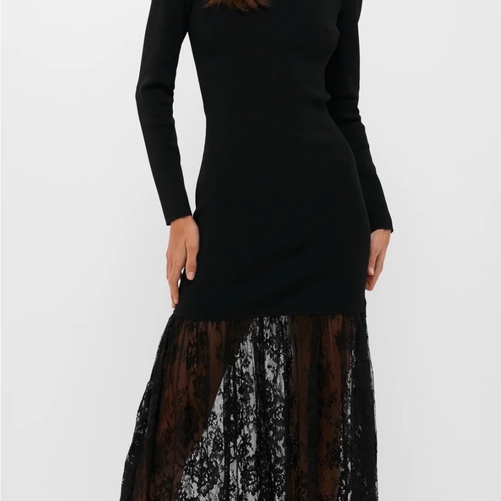 Tuckernuck Hyacinth House Black Knit Giavanna Maxi Dress